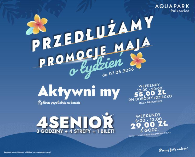 „Lato na fali” w Aquaparku Polkowice.