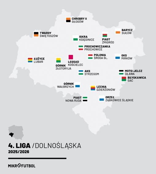 Startuje 4 liga: Górnik Złotoryja atakuje podium a LegSad czarnym koniem?