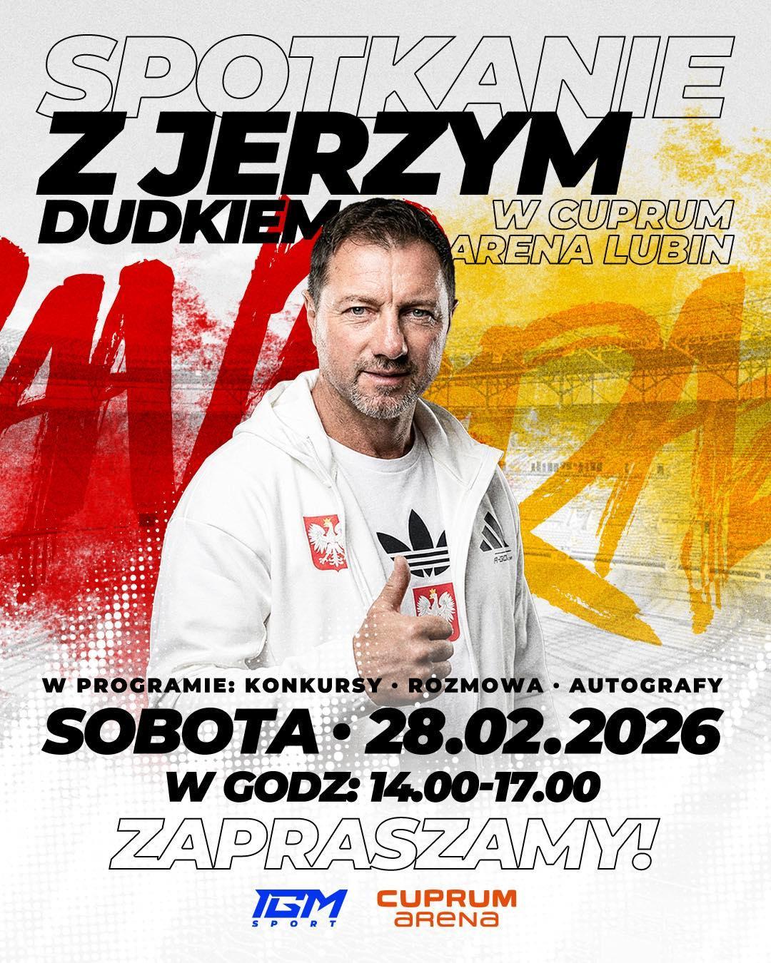 Jerzy Dudek spotka się z kibicami w lubińskiej galerii