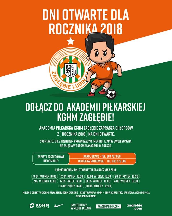 Dołącz do Akademii Piłkarskiej KGHM Zagłębie