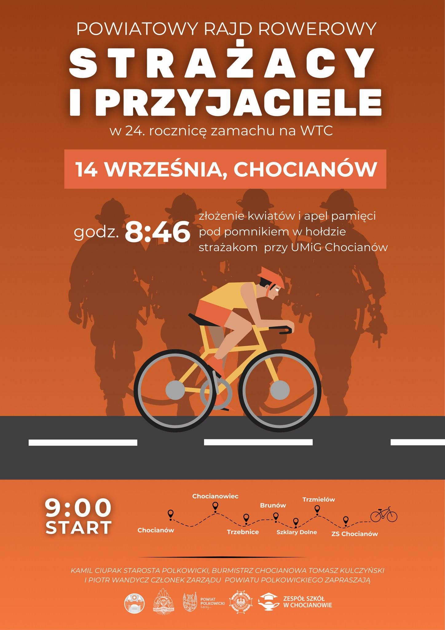 W Chocianowie uczczą pamięć poległych strażaków . Pamięć o ataku na Word Trade Center wiecznie !żywa!