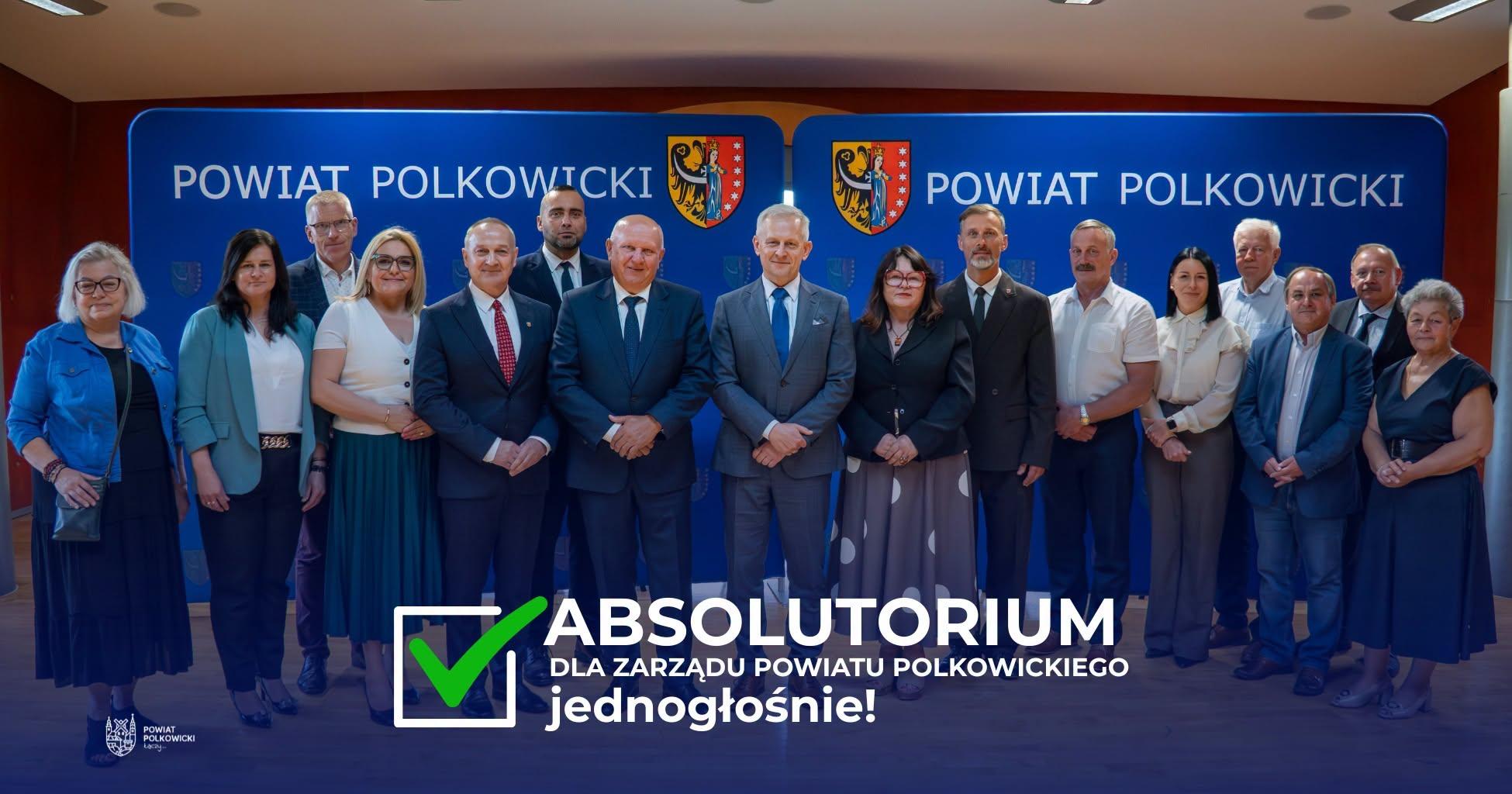 Pełna akceptacja i zgoda dla działań zarządu powiatu polkowickiego