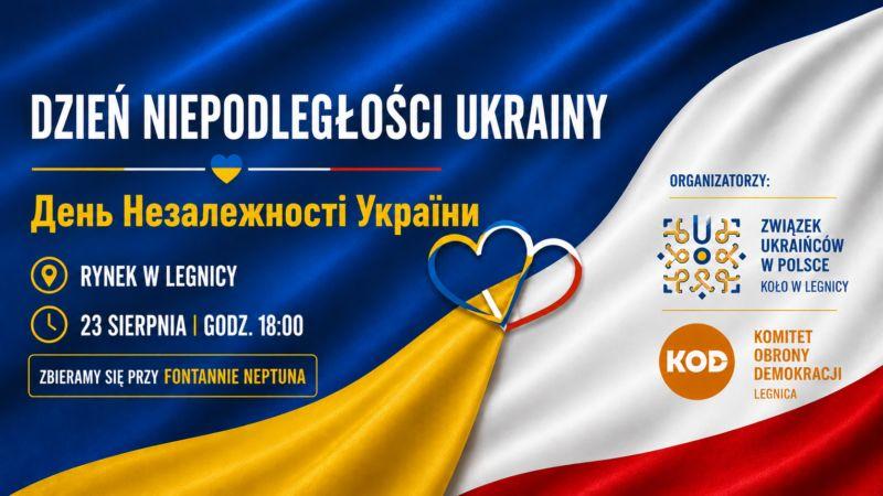 Wspólne świętowanie Dnia Niepodległości Ukrainy w Legnicy