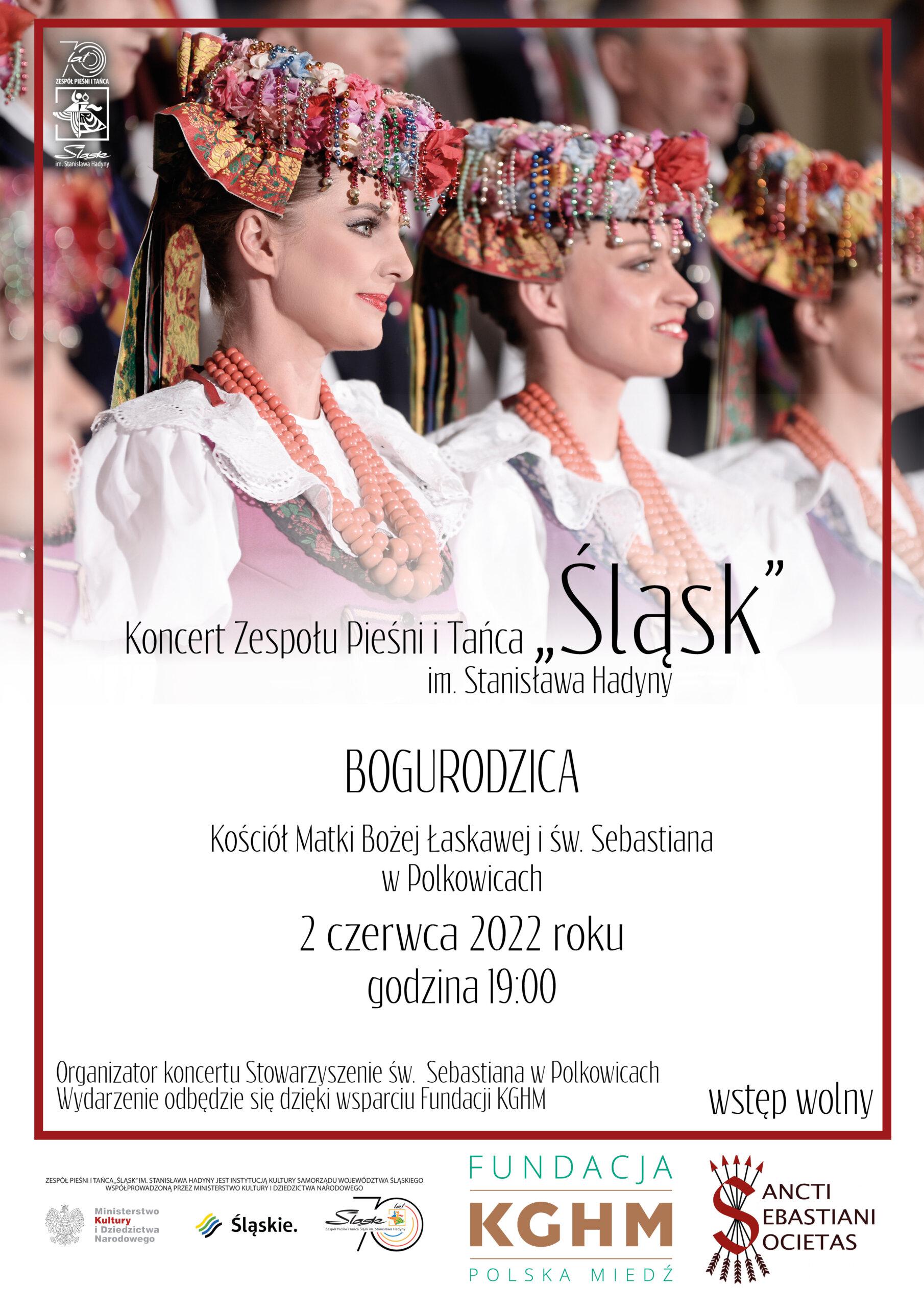 Koncert Zespołu Pieśni i Tańca "Śląsk" w Polkowicach