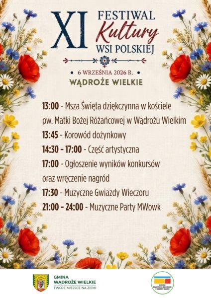 XI Festiwal Kultury Wsi Polskiej w Wądrożu Wielkim
