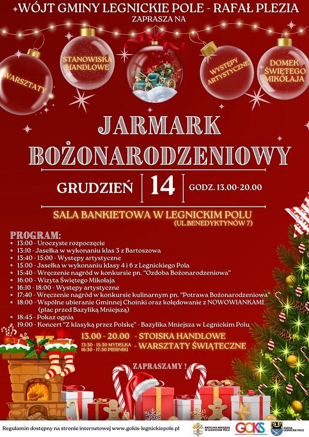 Jarmark Bożonarodzeniowy w Legnickim Polu już w sobotę