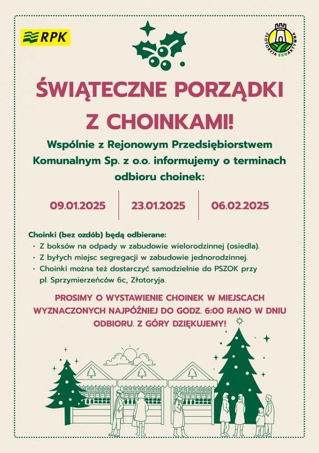 Choinko ma – pierwszy odbiór już 9 stycznia