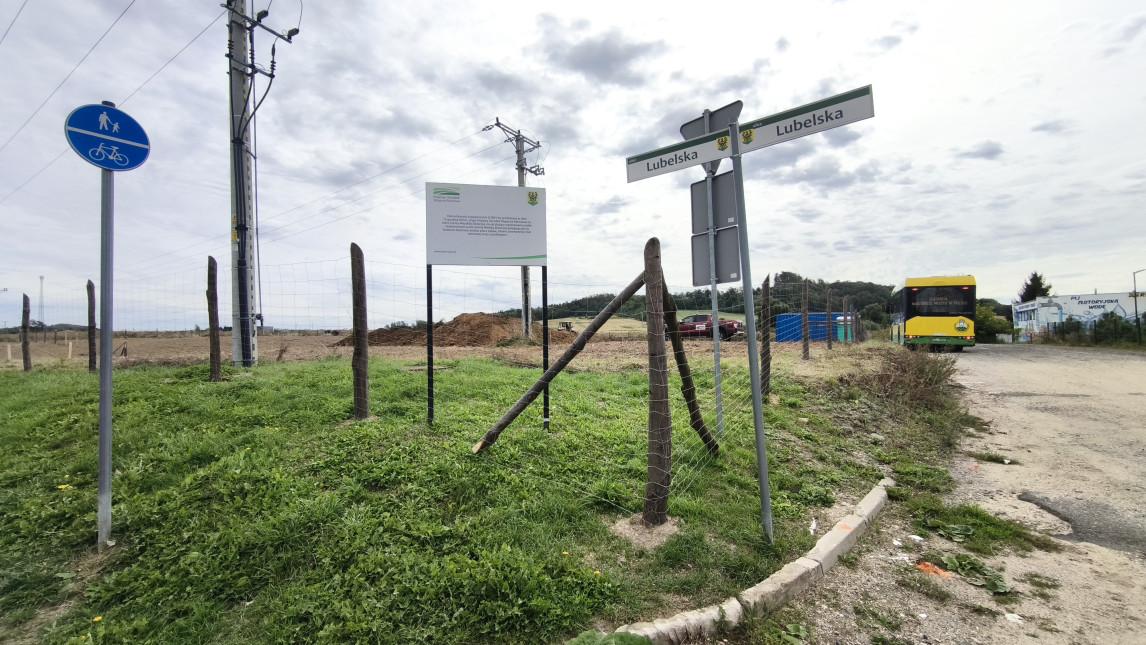 Równają teren pod Wilczą Górą 