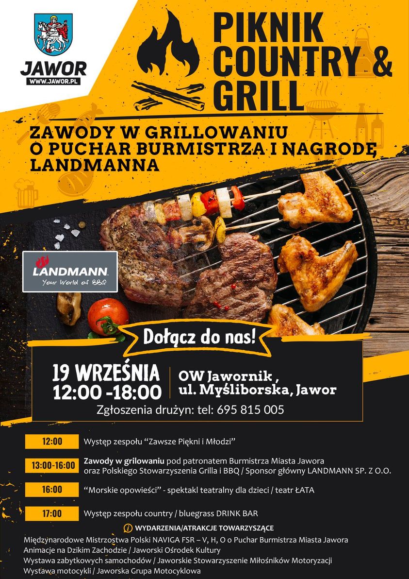 Jawor zaprasza na mistrzostwa w grillowaniu