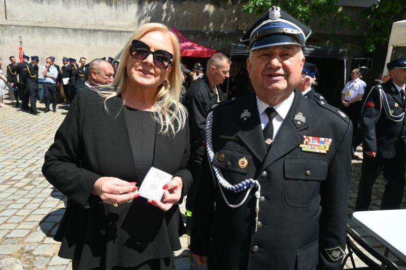 E.Jedlecka doceniona za Zasługi dla Pożarnictwa