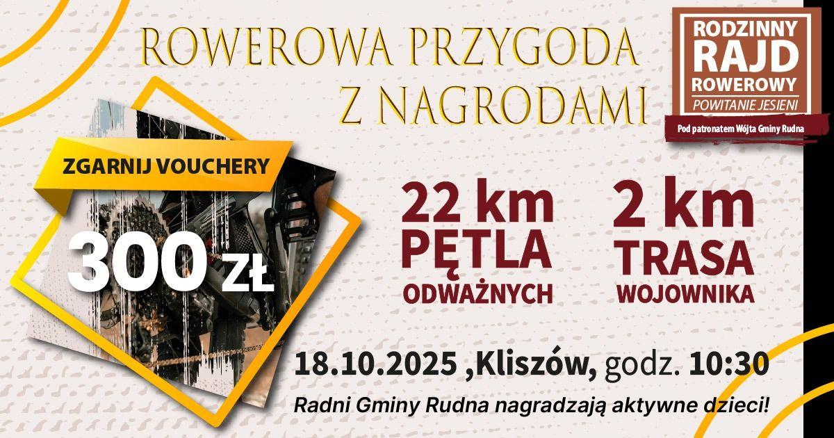 Rajd rowerowy w Koiszkowie na powiatnie jesieni