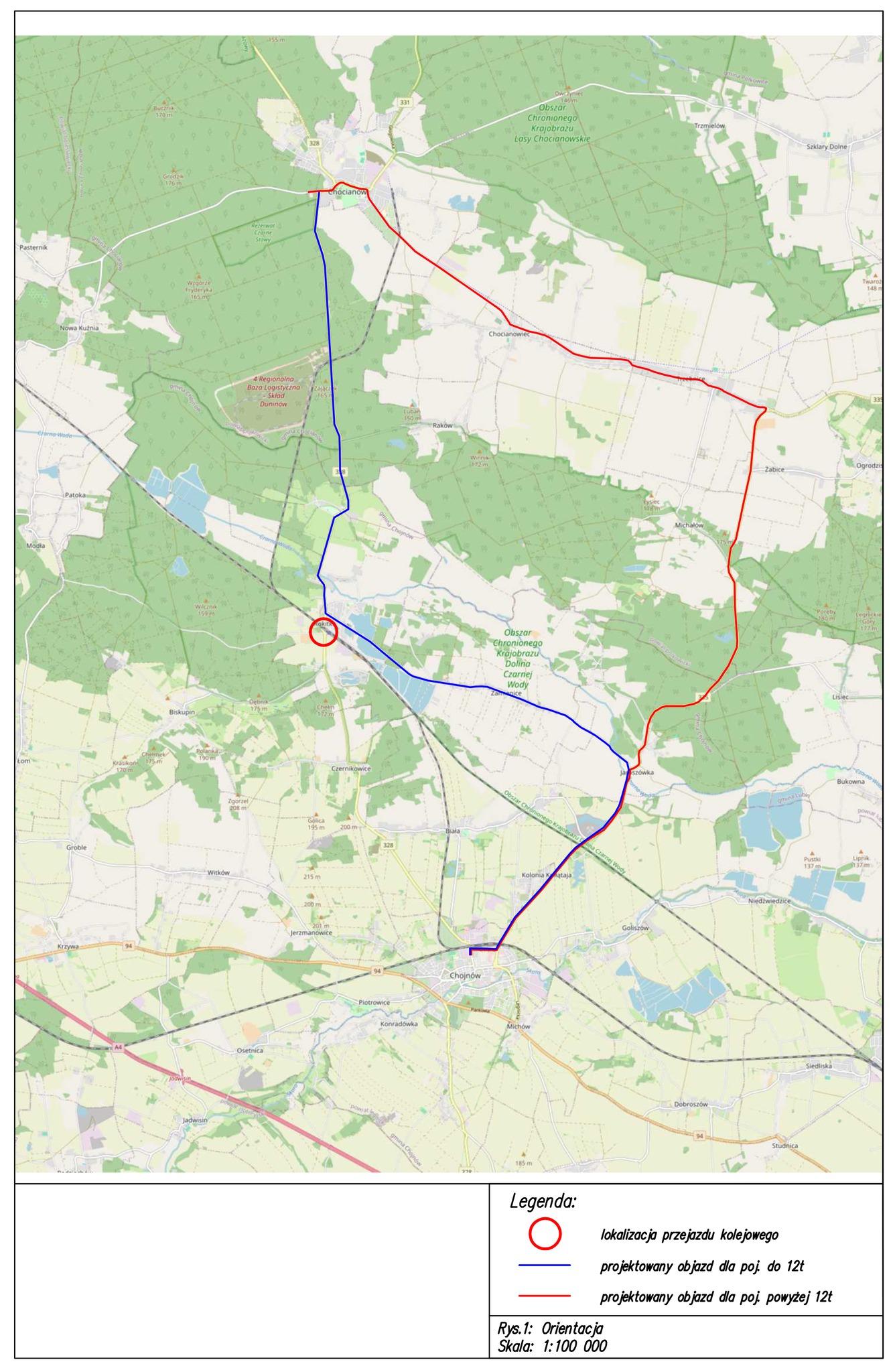 UWAGA ! Omijamy Rokitki