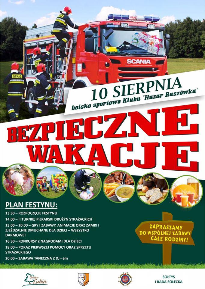 Raszówka zaprasza na "Bezpieczne wakacje"