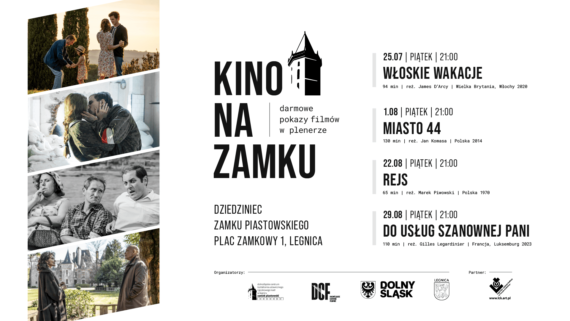 Rusza „Kino na Zamku” – darmowe pokazy filmów w plenerze