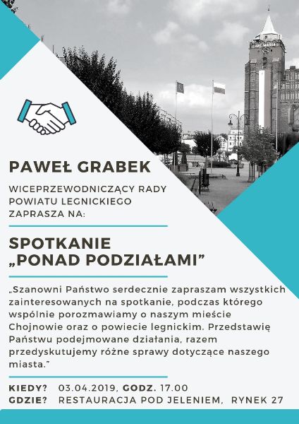 Wiceprzewodniczący Rady Powiatu zaprasza na spotkanie