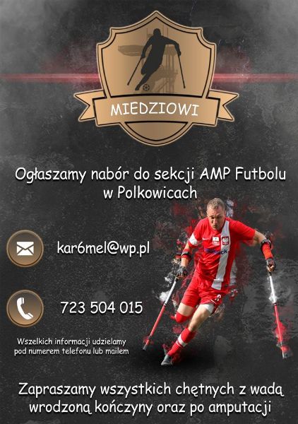 Powstaje drużyna w amp futbolu!