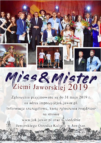 Miss i Mister Ziemi Jaworskiej - trwają zapisy