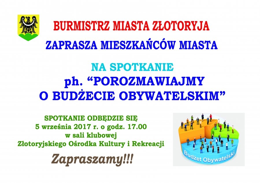 Czy burmistrz przekona się do  Budżetu Obywatelskiego?