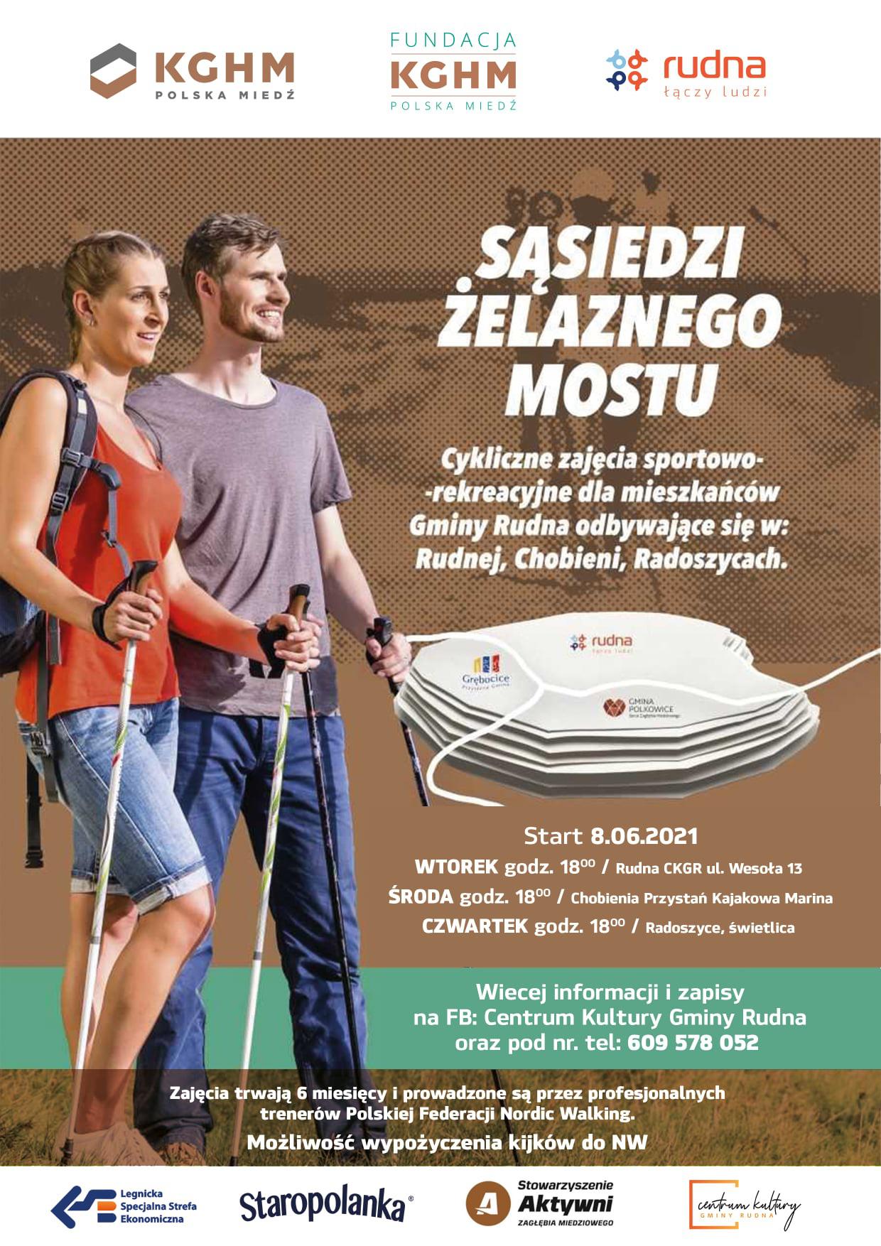 Wójt A.Wołkowski zaprasza na zajęcia z nordic walking