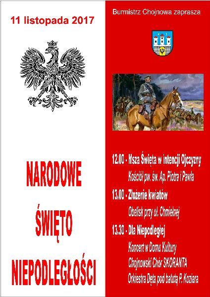 Święto Niepodległości, Tydzień Patriotyzmu i na deser Krzesimir Dębski