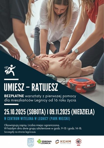 Bezpłatne warsztaty z pierwszej pomocy dla legniczan