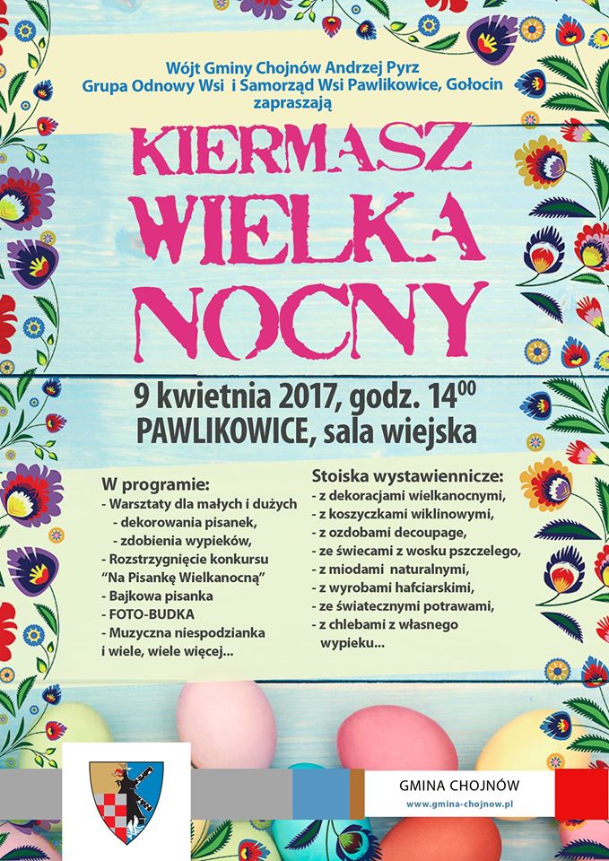 Kiermasz Wielkanocny w Pawlikowicach