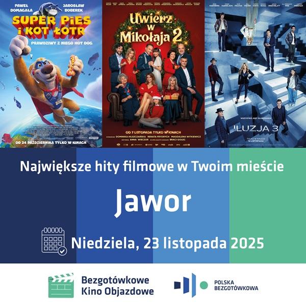 Bezgotówkowe Kino Objazdowe w Jaworze