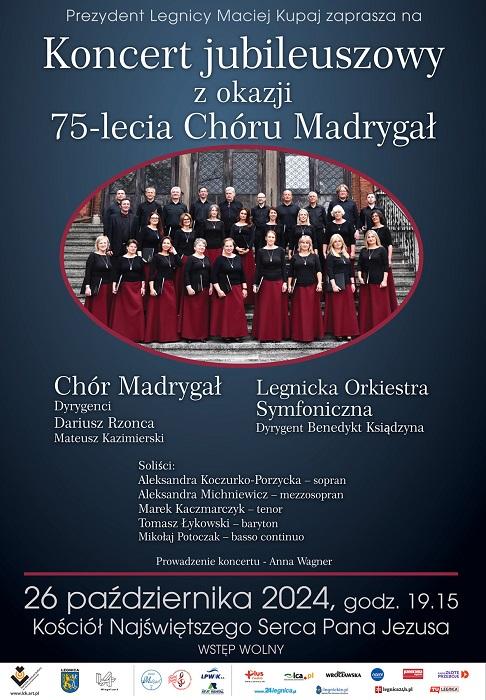 Jubileuszowy koncert Chóru Madrygał