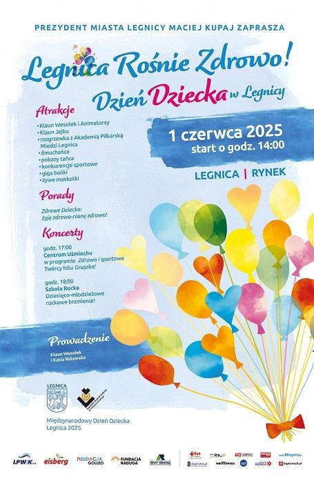 Dzień Dziecka pod hasłem "Legnica Rośnie Zdrowo"