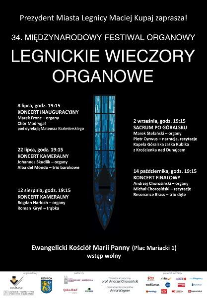 Koncert Kameralny XXXIV Legnickich Wieczorów Organowych