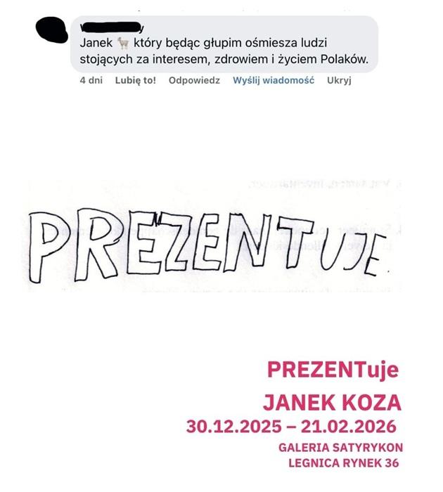 Wernisaż wystawy Janka Kozy „PREZENTuje”