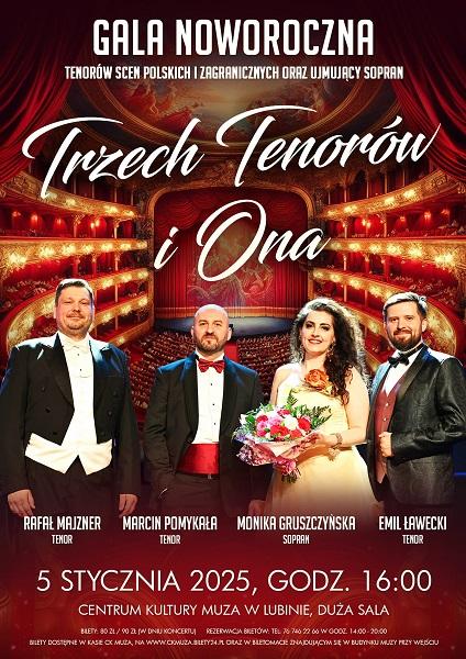 Trzech Tenorów i Ona – Gala koncertowa