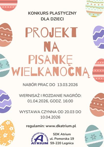 Konkurs plastyczny „Projekt na pisankę wielkanocną”