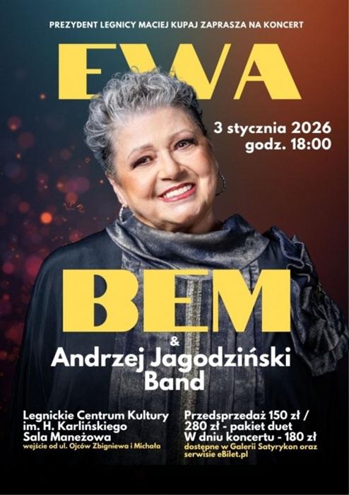 Ewa Bem i Andrzej Jagodziński Band z koncertem noworocznym