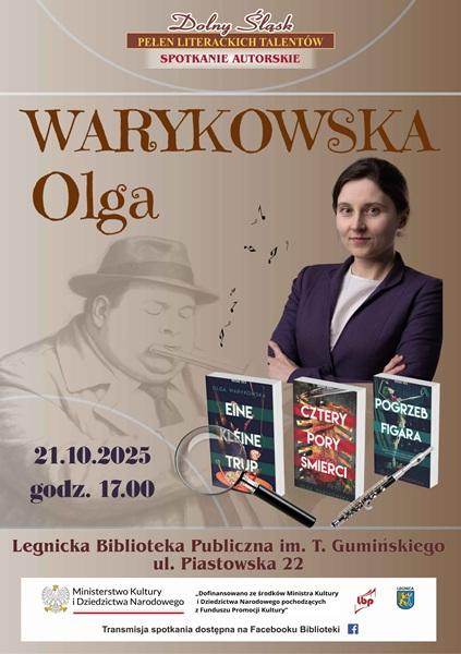 Spotkanie autorskie z Olgą Warykowską