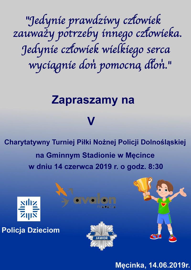 Policja opanuje Męcinkę. W szlachetnym celu