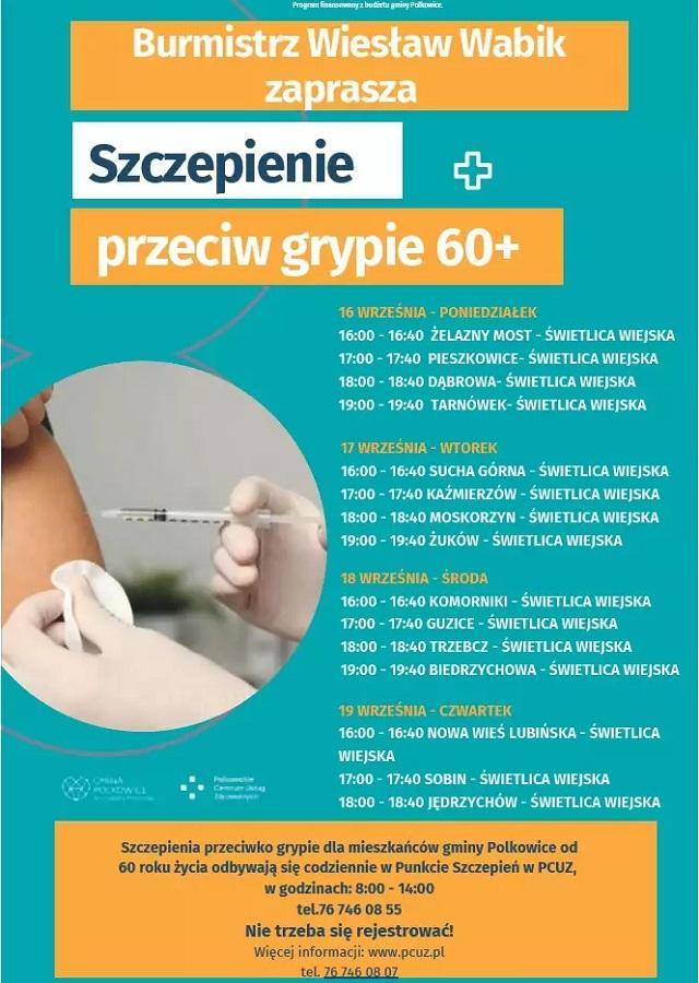 Szczepienia dla seniorów przeciw grypie