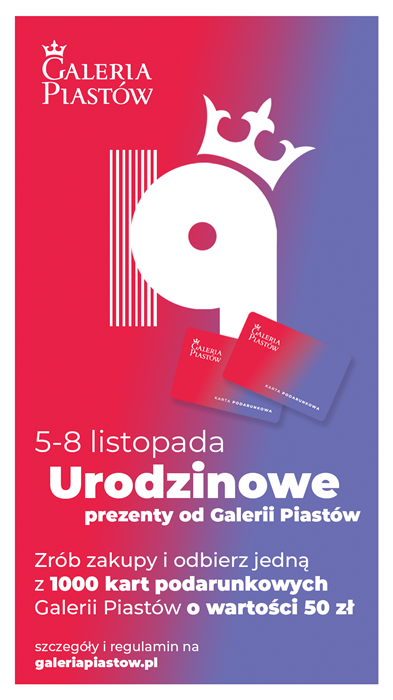 Urodzinowe prezenty od Galerii Piastów!