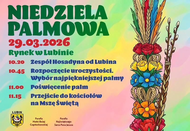 Niedziela Palmowa w Lubinie – wspólnie na Rynku