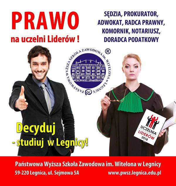 Studiuj Prawo w PWSZ im. Witelona w Legnicy