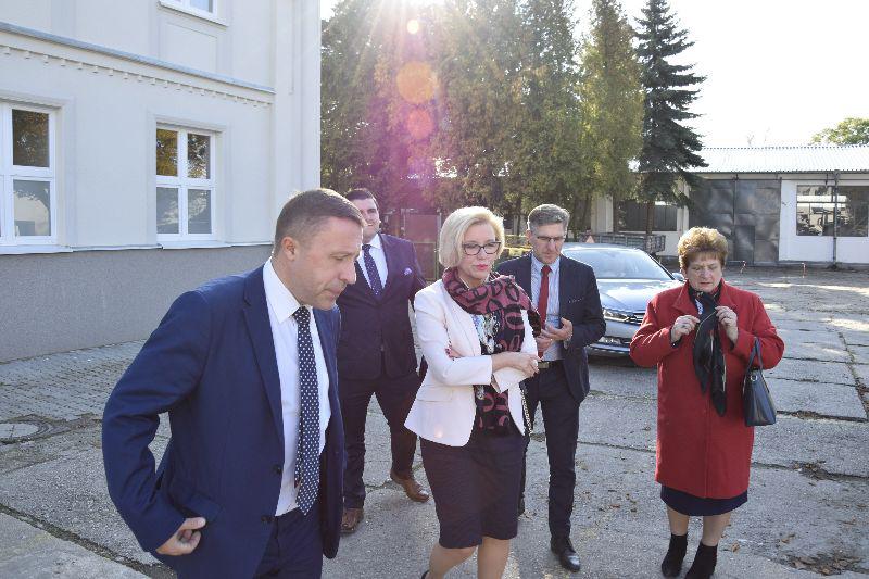 Minister Machałek w Starostwie