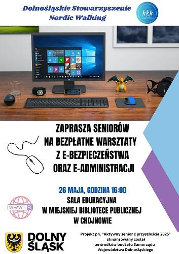 Bezpłatne warsztaty dla seniorów – e-bezpieczeństwo i e-administracja