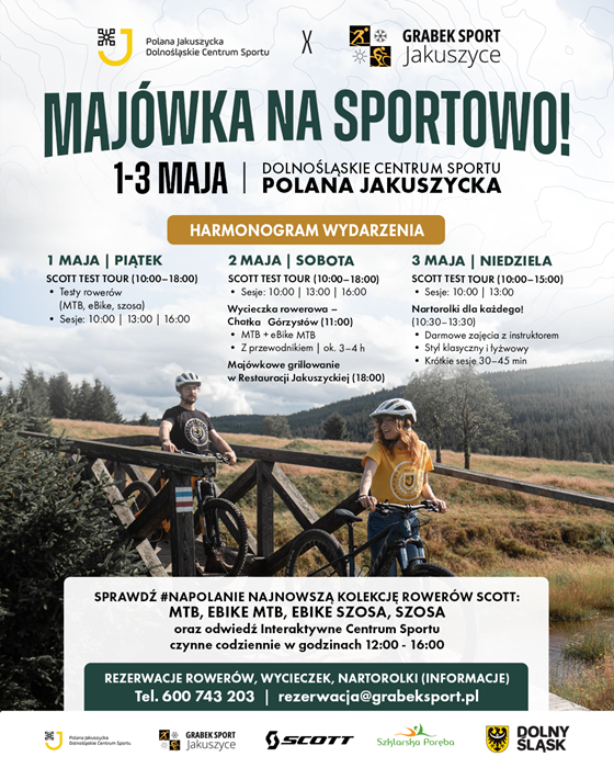 Majówka na sportowo w Dolnośląskim Centrum Sportu Polana Jakuszycka
