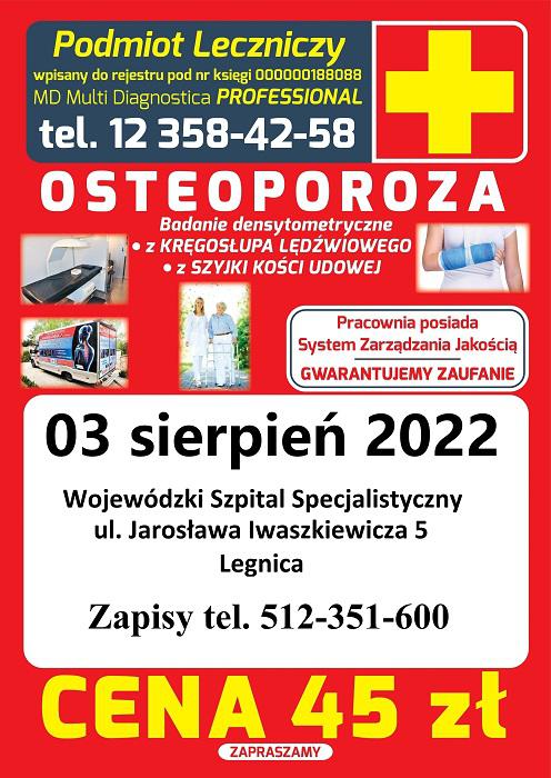 Zbadaj swoje kości - badanie osteoporozy