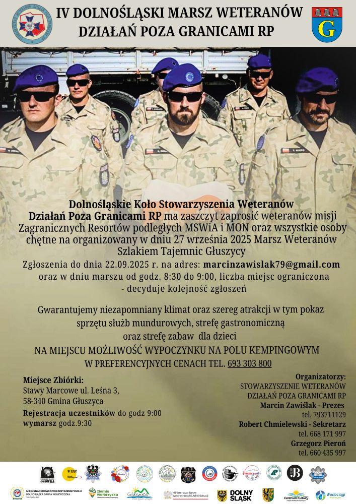IV Marsz Weterana – „Szlakiem tajemnic Głuszycy”