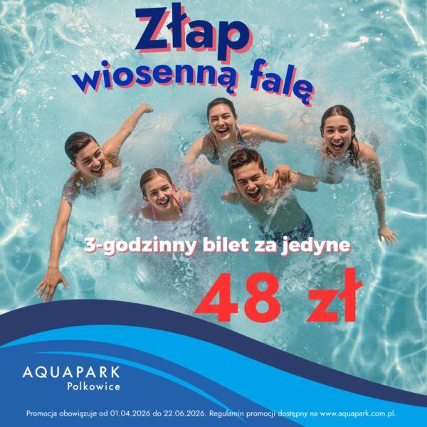 Relaks, który się opłaca! Aquapark Polkowice wprowadza nowy bilet 3-godzinny
