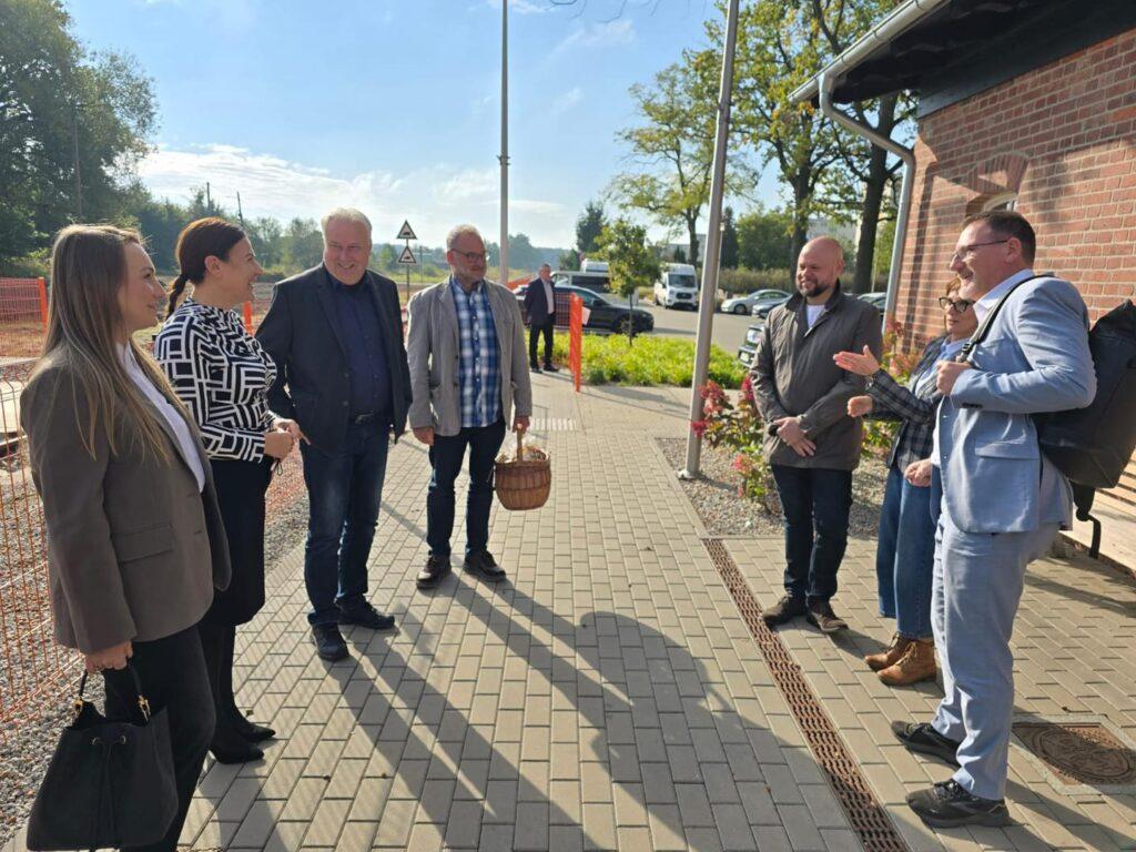 Wizyta partnerskiej gminy okazją do przeglądu lokalnych inwestycji. Niemcy pod wrażeniem