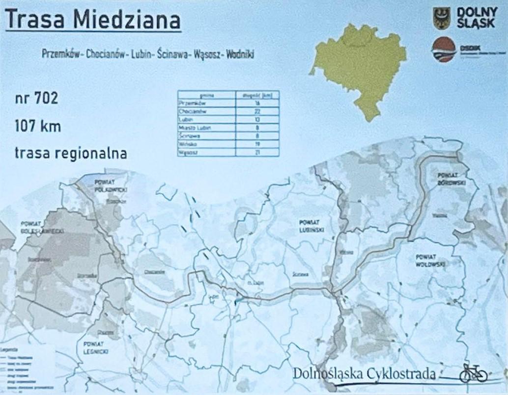 Chocianów w sercu miedzianej trasy rowerowej