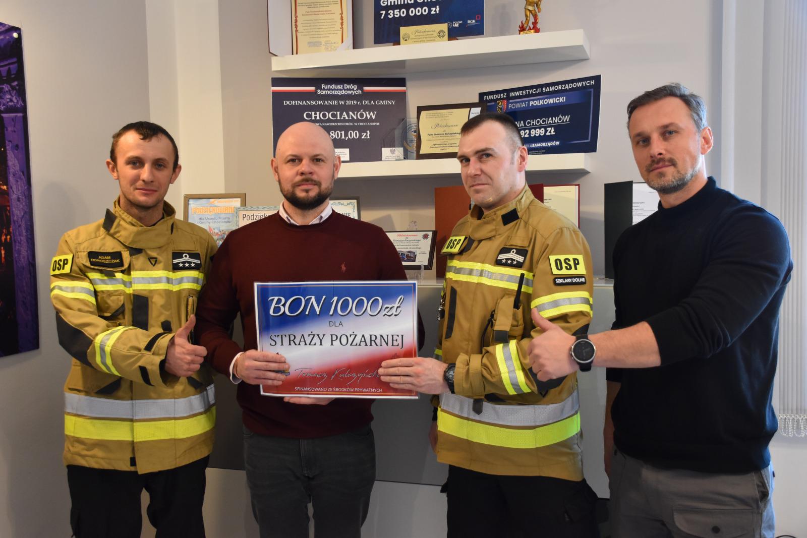 Dofinansowanie dla strażaków z gminy Chocianów