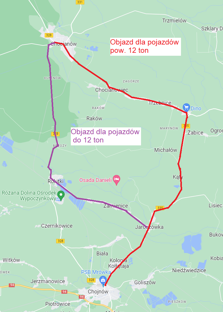 UWAGA! Od dnia 16 października utrudnienia w ruchu pojazdów na ul. Kolejowej w Chojnowie 